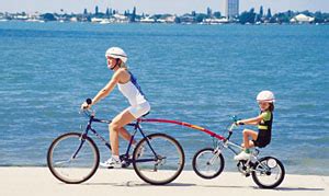If you're a little uncertain about how to use your gears, don't feel bad. trailer - Is there a do-it-yourself way to tow a kid's ...