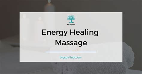 energy healing massage definition and benefits