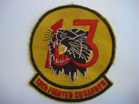 Us Air Force 13th Fighter Squadron Vietnam War Patch Black Panther