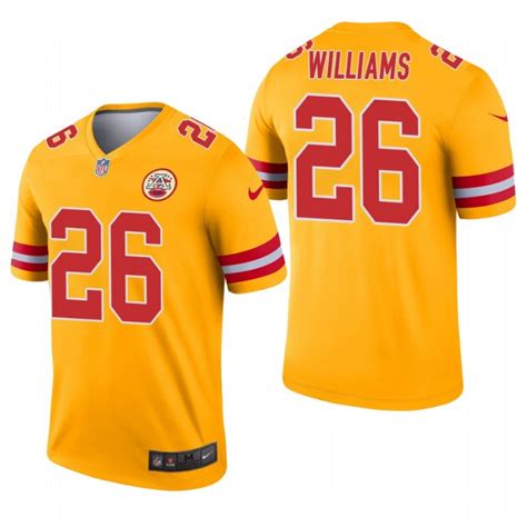 The latest nfl news for the kansas city chiefs with game schedules, projected box scores and pff grades. Damien Williams Trikot Chiefs Gold-Inverted Legend - NFL ...