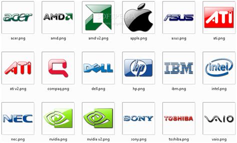 Computer Hardware Logos And Names Foto Kolekcija