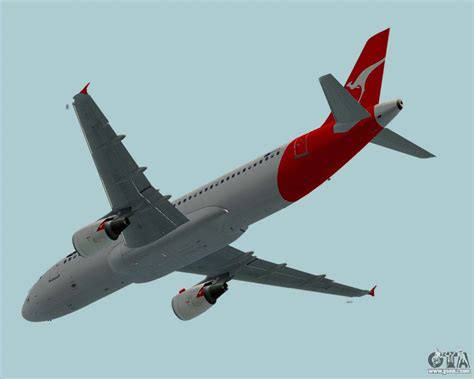 Airbus A320 200 Qantas For Gta San Andreas