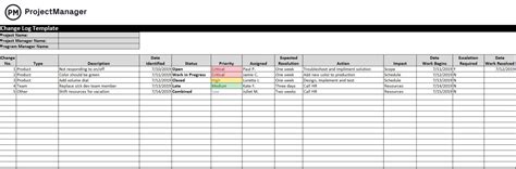 10 Free Change Management Templates For Excel And Word Project