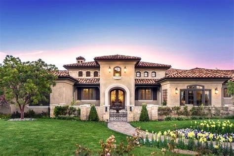 Tuscan Style One Story Home 4pc Pinterest Mediterranean House