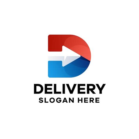 Premium Vector Delivery Gradient Logo Template