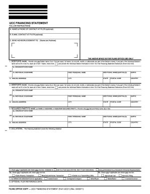 Personal details name no middle mononym last name first name extension middle name na me (please indicate country if born outside the philippines) philsys id number (optional). 2011-2020 Form UCC1 Fill Online, Printable, Fillable, Blank - PDFfiller