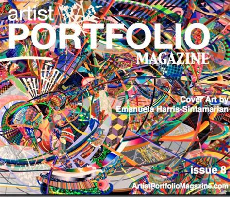 Abstract Artist Emanuela Harris Sintamarian Is Featured On The Cover Of