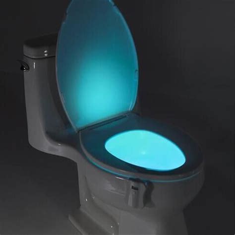 Colors Human Motion Sensor Automatic Seats Led Light Toilet Bowl Bathroom Lamp Buy Colors