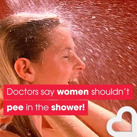 Experts Explain Why Women Shouldnt Pee In The Shower 🚿 Time To Stop Having A Wee In The