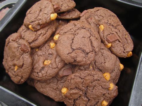 Add flour mixture to butter mixture; Stephanie Cooks: Chocolate Butterscotch Cookies