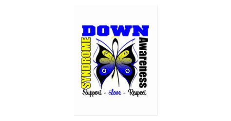 Down Syndrome Awareness Butterfly Postcard | Zazzle.co.uk