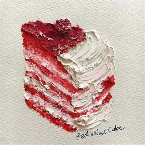Drawingyeoleum Shared A Photo On Instagram “red Velvet Cake