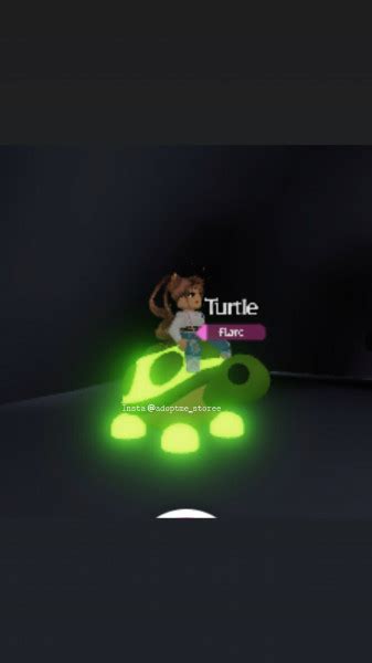 Jual Nfr Turtle Adopt Me Pet Neon Fly Ride Dari Ec Storee Itemku