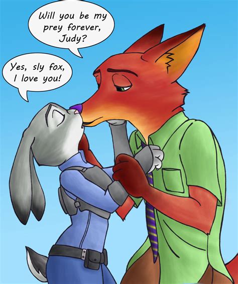Love And Kiss By Nightmoonrising On Deviantart Zootopia Comic