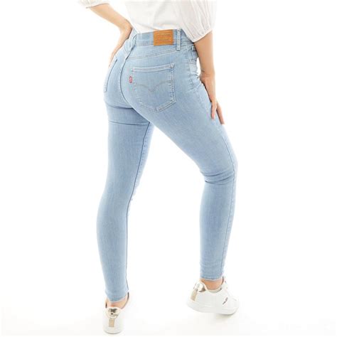 køb levi s dame 720 hirise super skinny jeans lys blå