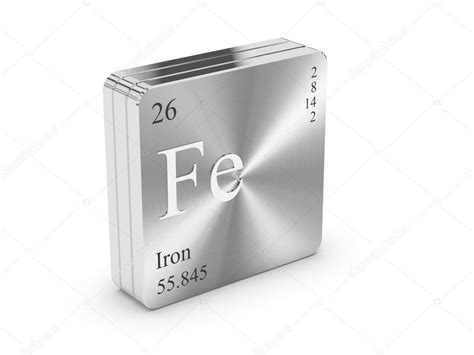 Iron From Periodic Table — Stock Photo © Conceptw 8275427