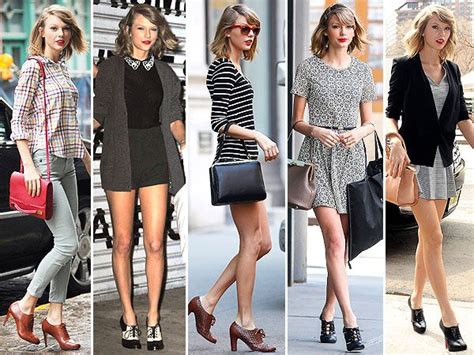 Taylor Swifts Current Shoe Obsession High Heeled Lace Up Oxfords