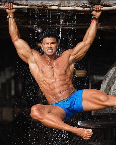 Shirtless Bollywood Men Sahil Khan Indian Beefcake In Shorts Wet Ab