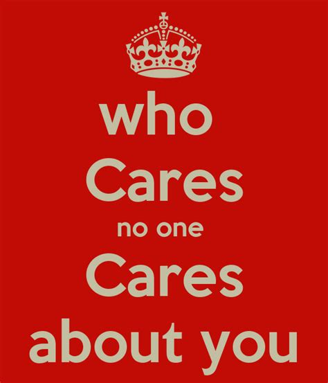 Who Cares No One Cares About You Keep Calm And Carry On Image Generator