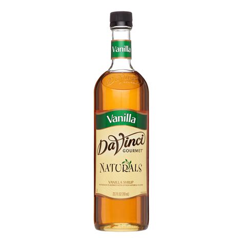 DaVinci Gourmet Naturals Vanilla Syrup 750ml Walmart Com