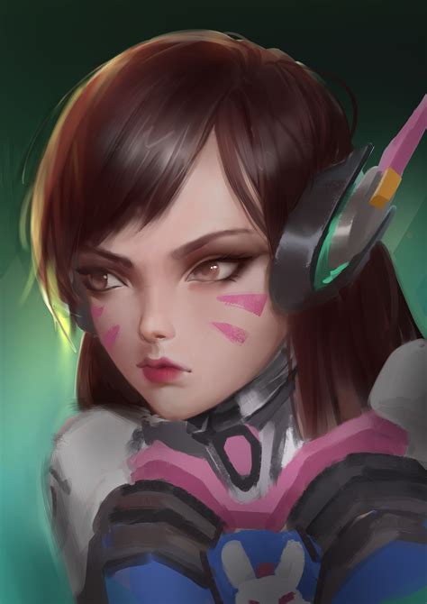 Artstation Overwatch Dva