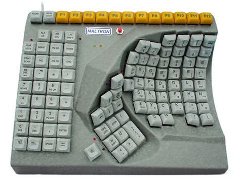 Maltron Ergonomic Single Right Handed Keyboard Usb Kbc 600ru The