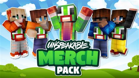 Unspeakablegaming Merch Pack By Firegames Minecraft Skin Pack