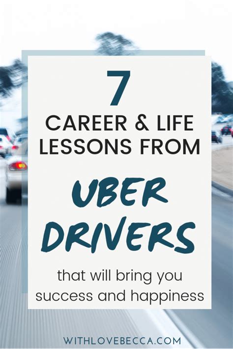 Career Lessons Learned From The Back Of 7 Ubers With Love Becca