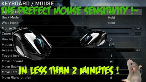 Csgo How To Get The Most Perfect Mouse Sensitivity In Less Than 2 Min