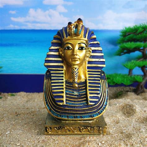 buy goolcoinkit mini egyptian pharaoh tutankhamun ancient egyptian of king tut bust statue