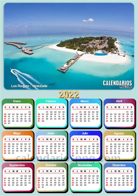 200 Imágenes De Calendarios 2022 Para Descargar E Imprimir Gratis