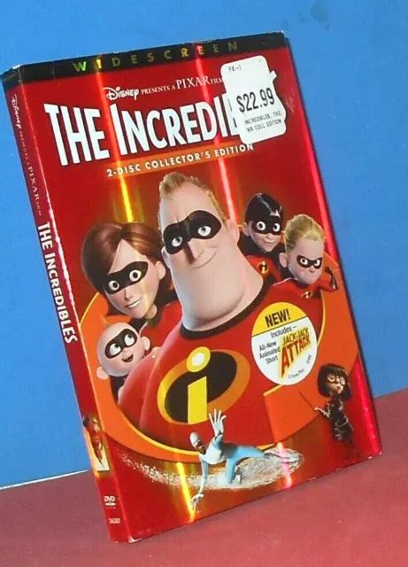 Disneypixar The Incredibles Dvd 2 Disc Set Widescreen Collectors