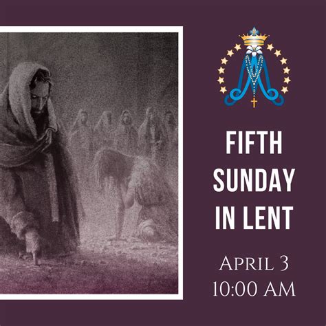 Fifth Sunday In Lent St Mary