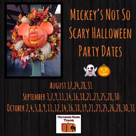Tickets To Mickey's Not-so-scary Halloween Party - 2018 Mickey's Not So Scary Halloween Party Dates! You can purchase