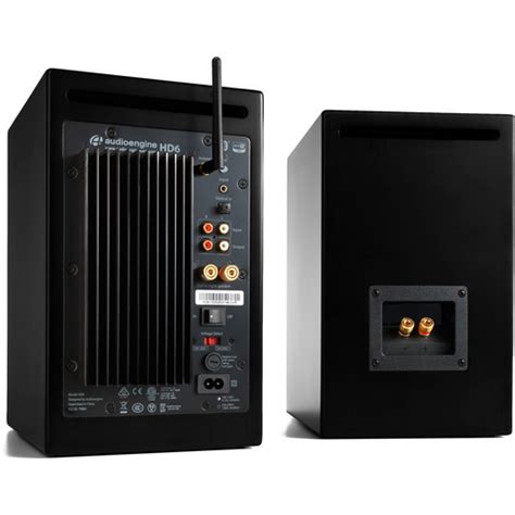 Audioengine Hd6 Powered Bookshelf Speakers Pair Black