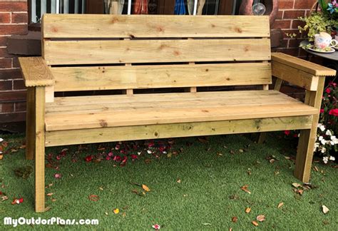 Diy Deck Board Outdoor Bench Myoutdoorplans