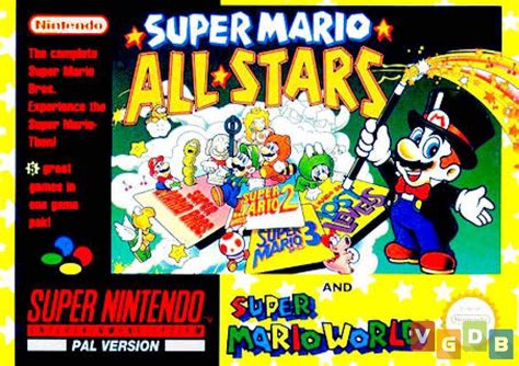 Super Mario All Stars Super Mario World Vgdb Vídeo Game Data Base