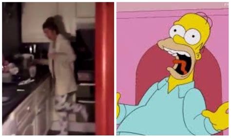 Video Frightened Dundee Woman Screaming Like Homer Simpson Goes Viral