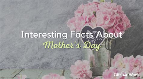 8 Interesting Facts About Mothers Day