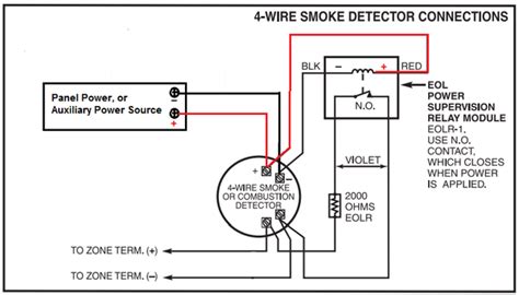 Wiring diagram 3 way switch with light at the end. 31 4 Wire Smoke Detector Wiring Diagram - Wiring Diagram Database