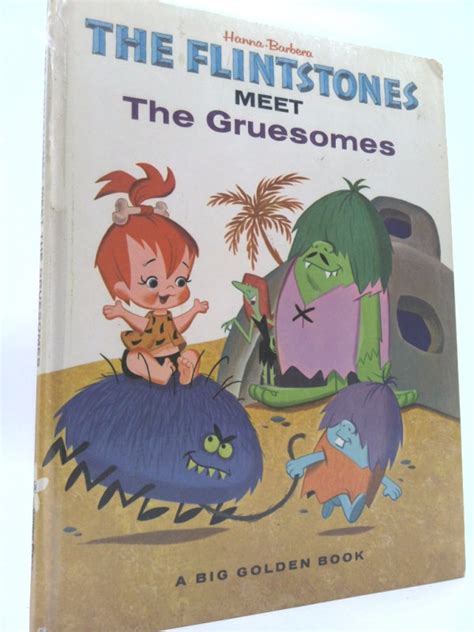 The Flintstones Meet The Gruesomes A Big Golden Book By Jean Etsy