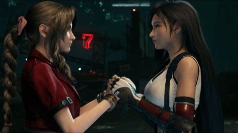 Final Fantasy Vii Remake Tifa And Aerith Gmv Rise Up Lyrics Youtube