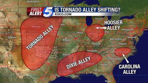 Tornado Alley Usa Map