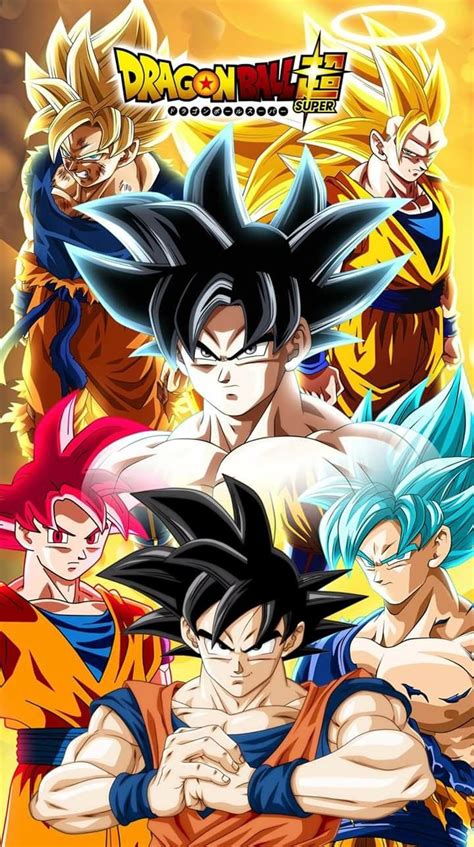 Goku Y Todas Sus Fases Personajes De Dragon Ball Drag