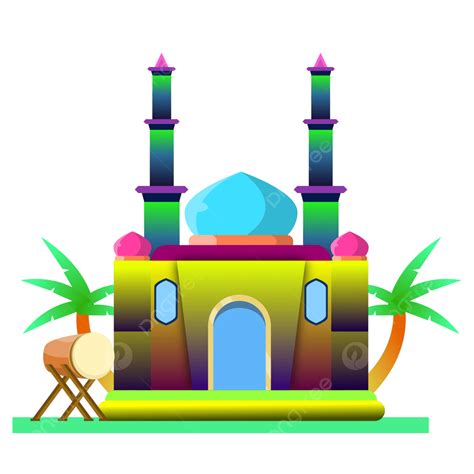 Mosques Clipart Transparent Png Hd Vector Beautiful Mosque And