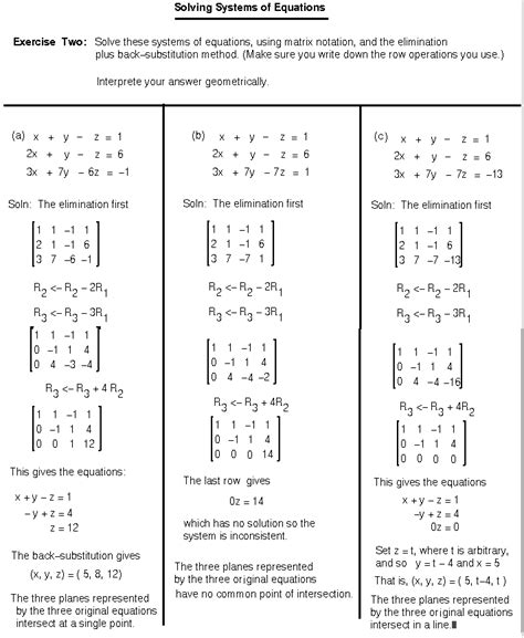 Linear Algebra Formula Sheet