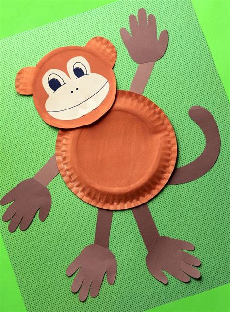 15 Fun Paper Plate Animal Crafts For Children Monkey Crafts Paper Plate Crafts For Kids