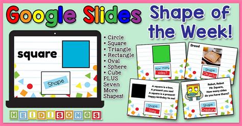 Click on the shape you want. Google Slides for the Shape of the Week Focus Wall Set!