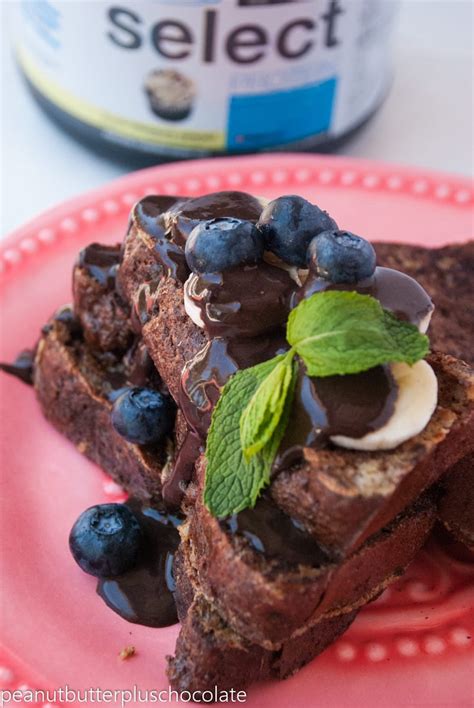 Chocolate Banana Bread French Toast High Protein