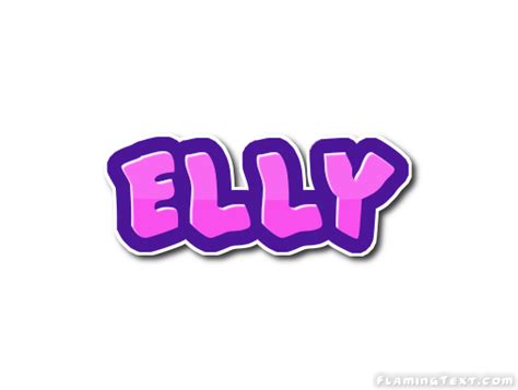 Elly Logo Free Name Design Tool From Flaming Text